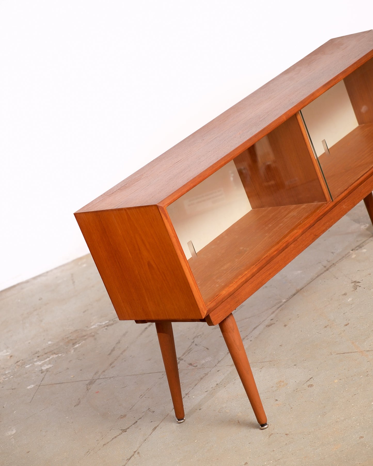 MCM Danish Teak Glass Cabinet
