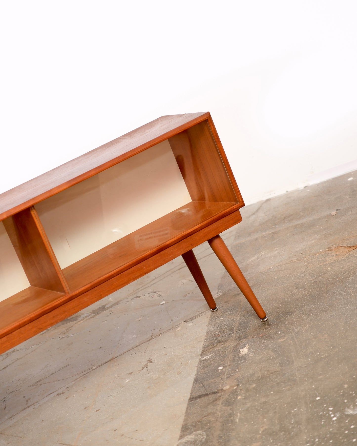 MCM Danish Teak Glass Cabinet