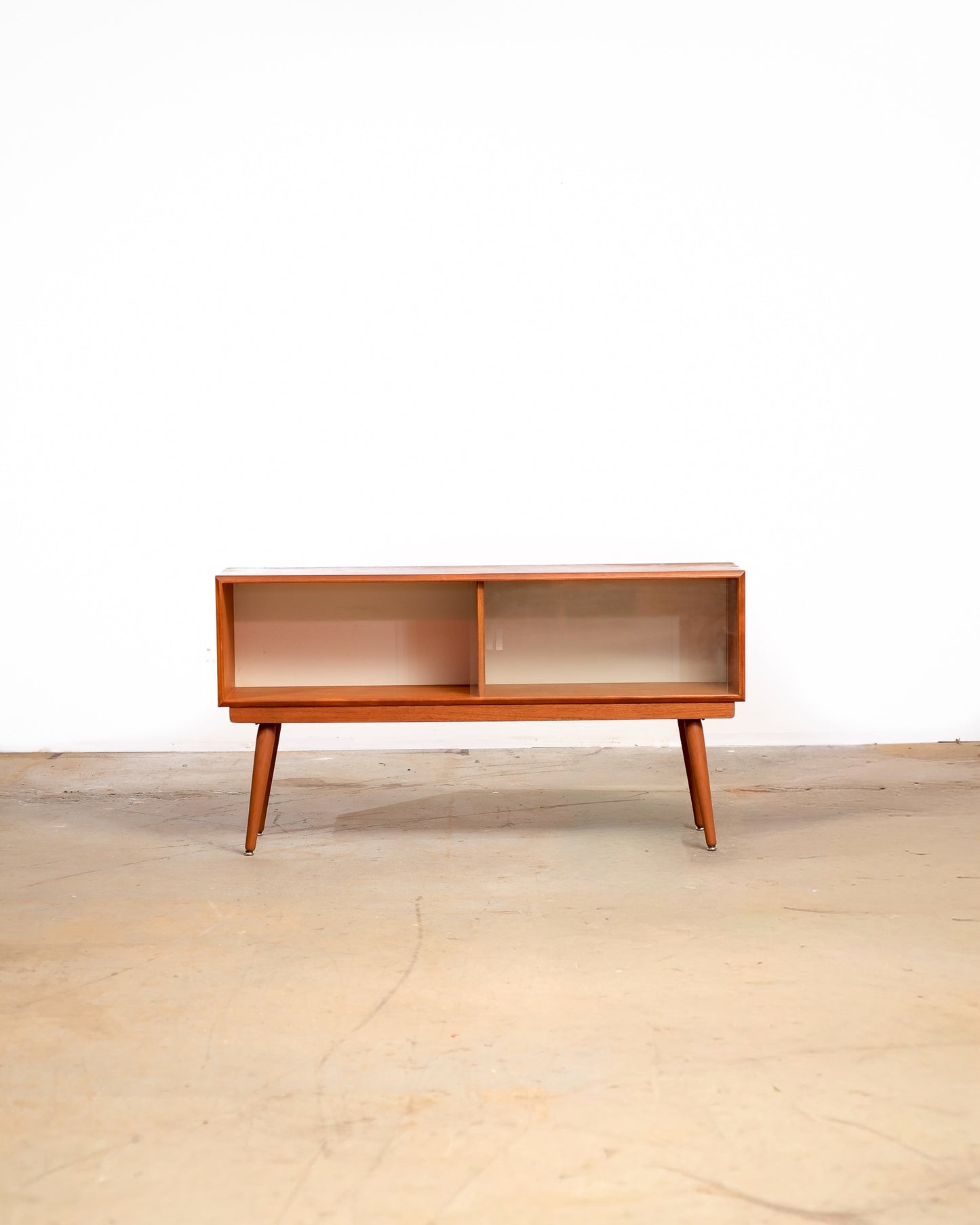 MCM Danish Teak Glass Cabinet