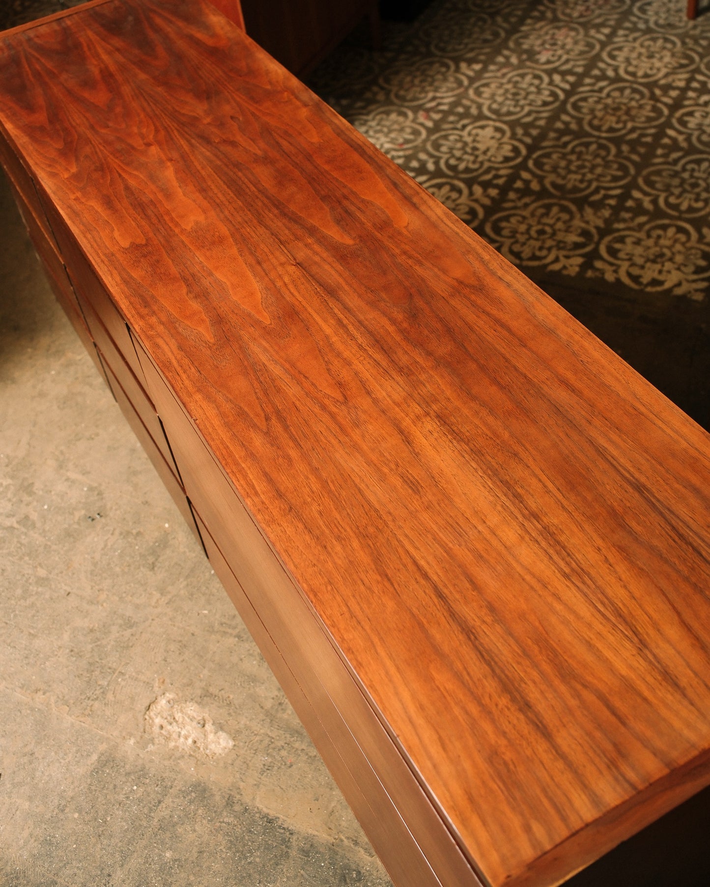MCM Dark Walnut Dresser by Kroehler