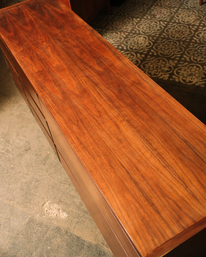 MCM Dark Walnut Dresser by Kroehler