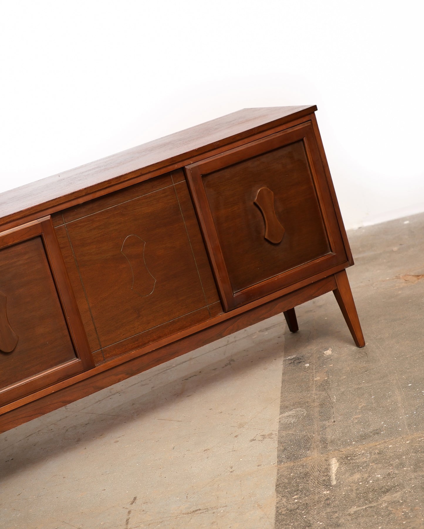 MCM Dark Walnut Credenza