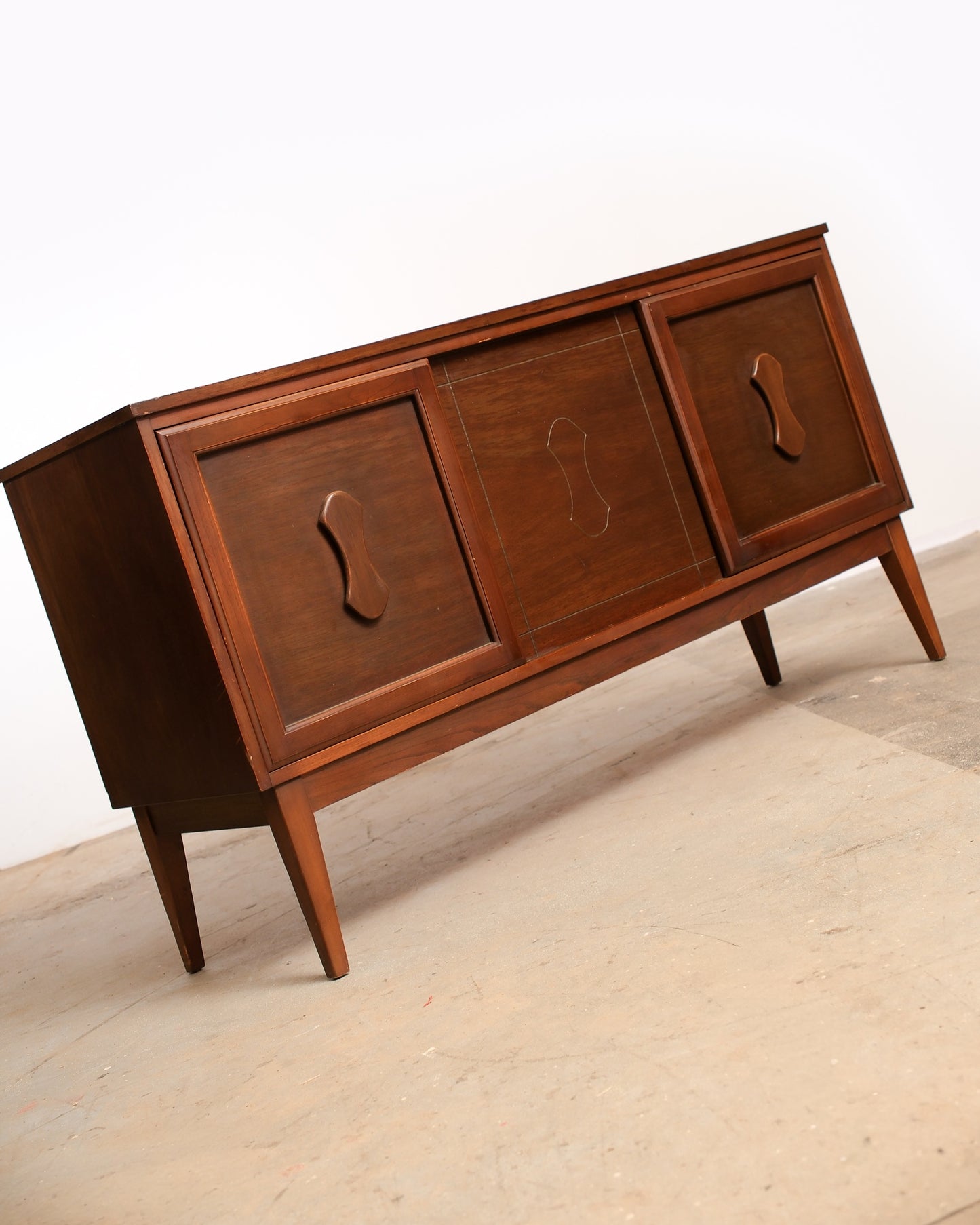 MCM Dark Walnut Credenza