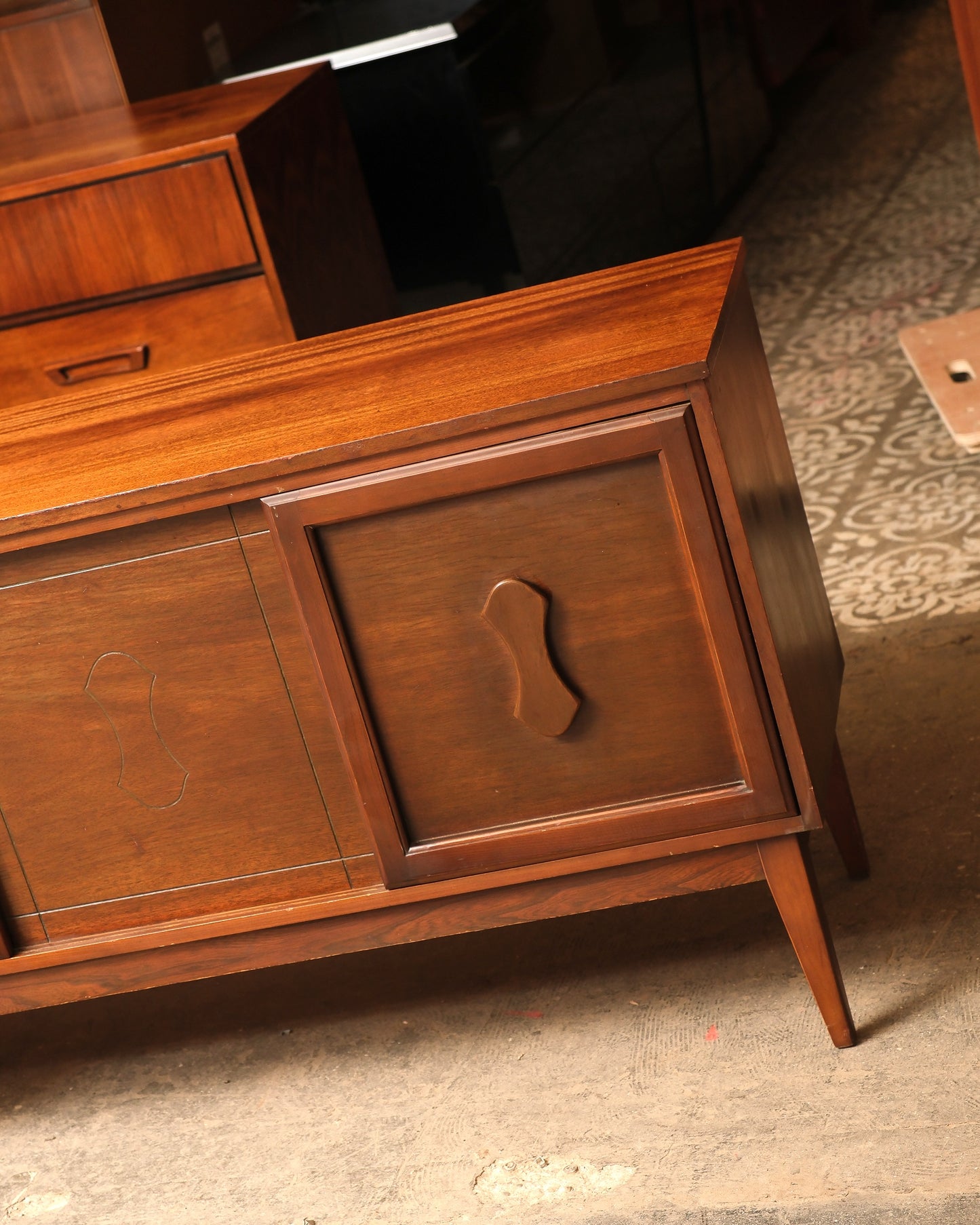 MCM Dark Walnut Credenza