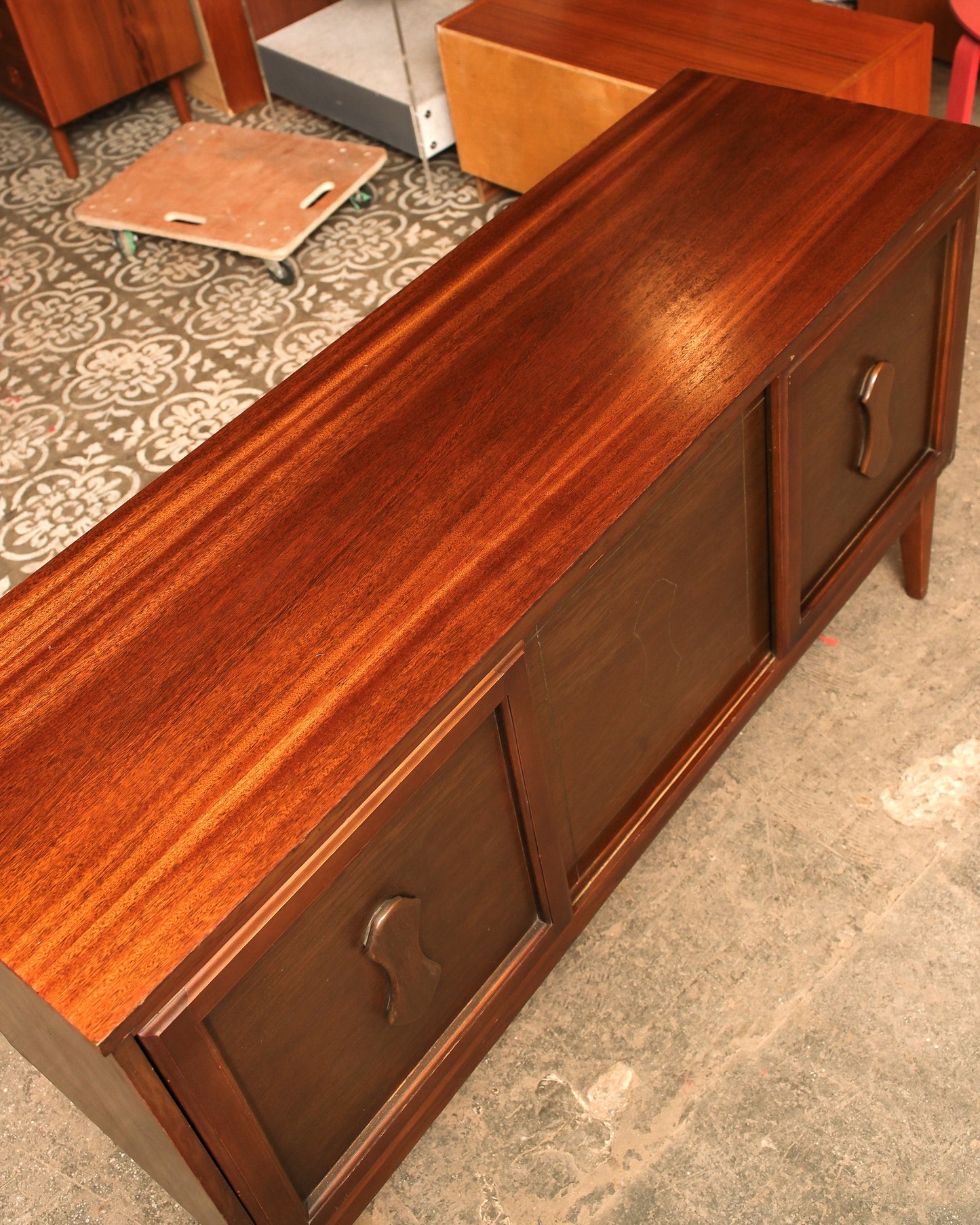 MCM Dark Walnut Credenza