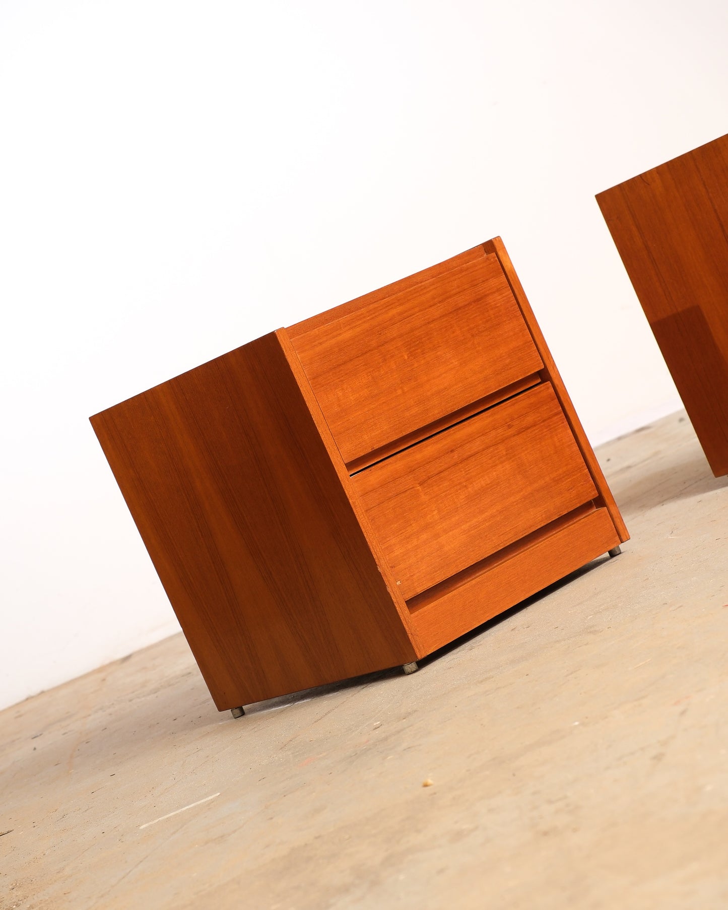 MCM Teak Nightstand Set