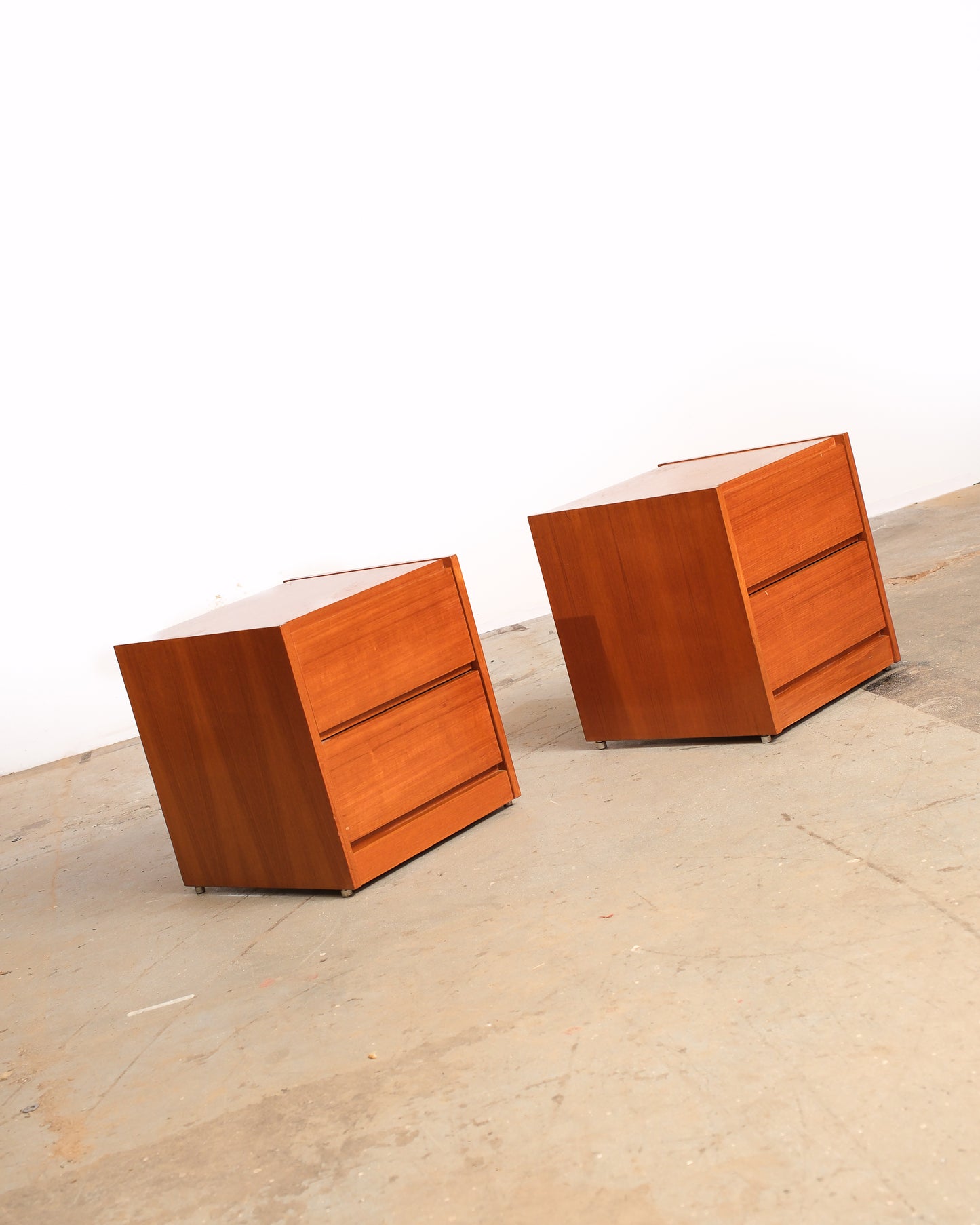 MCM Teak Nightstand Set