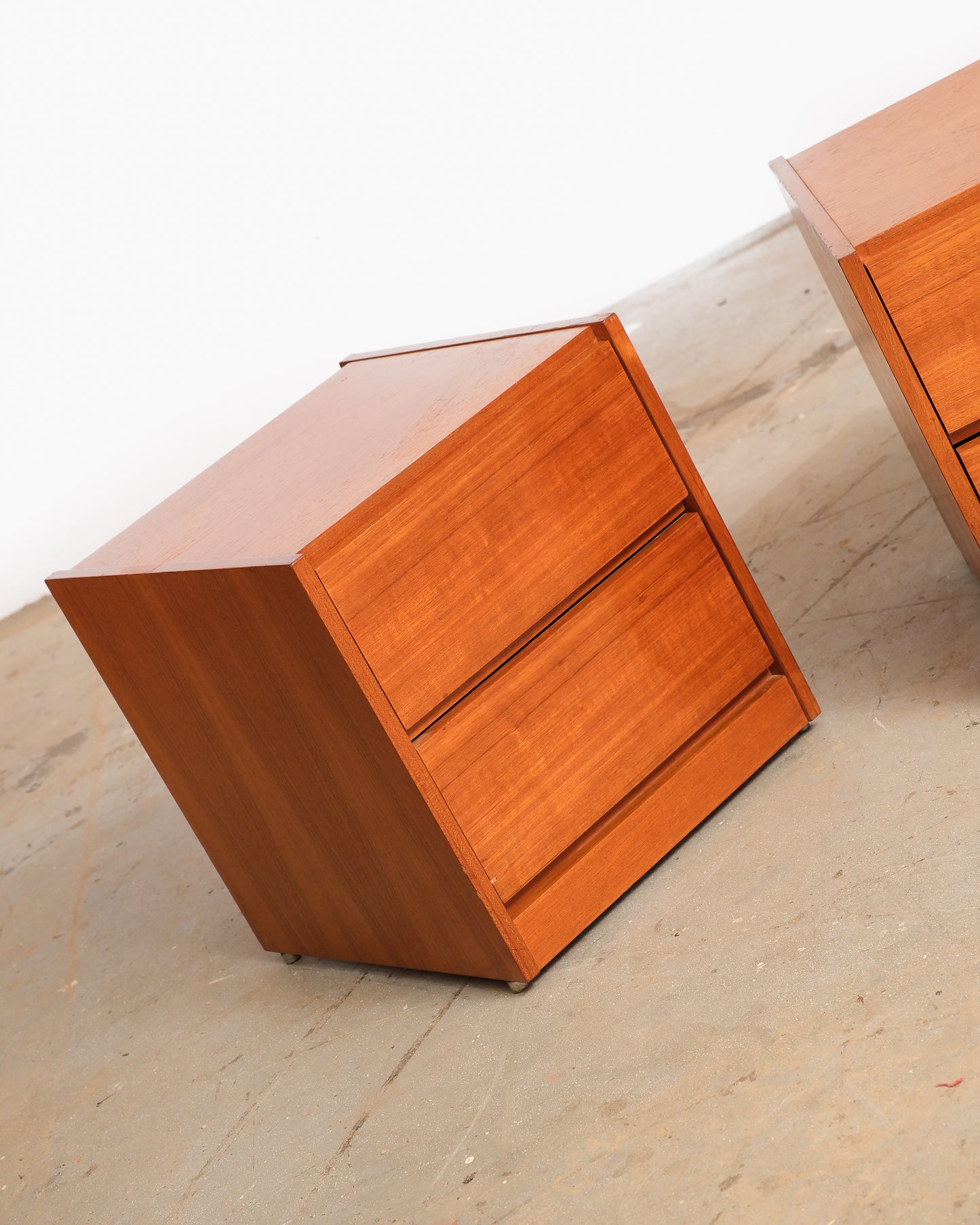 MCM Teak Nightstand Set