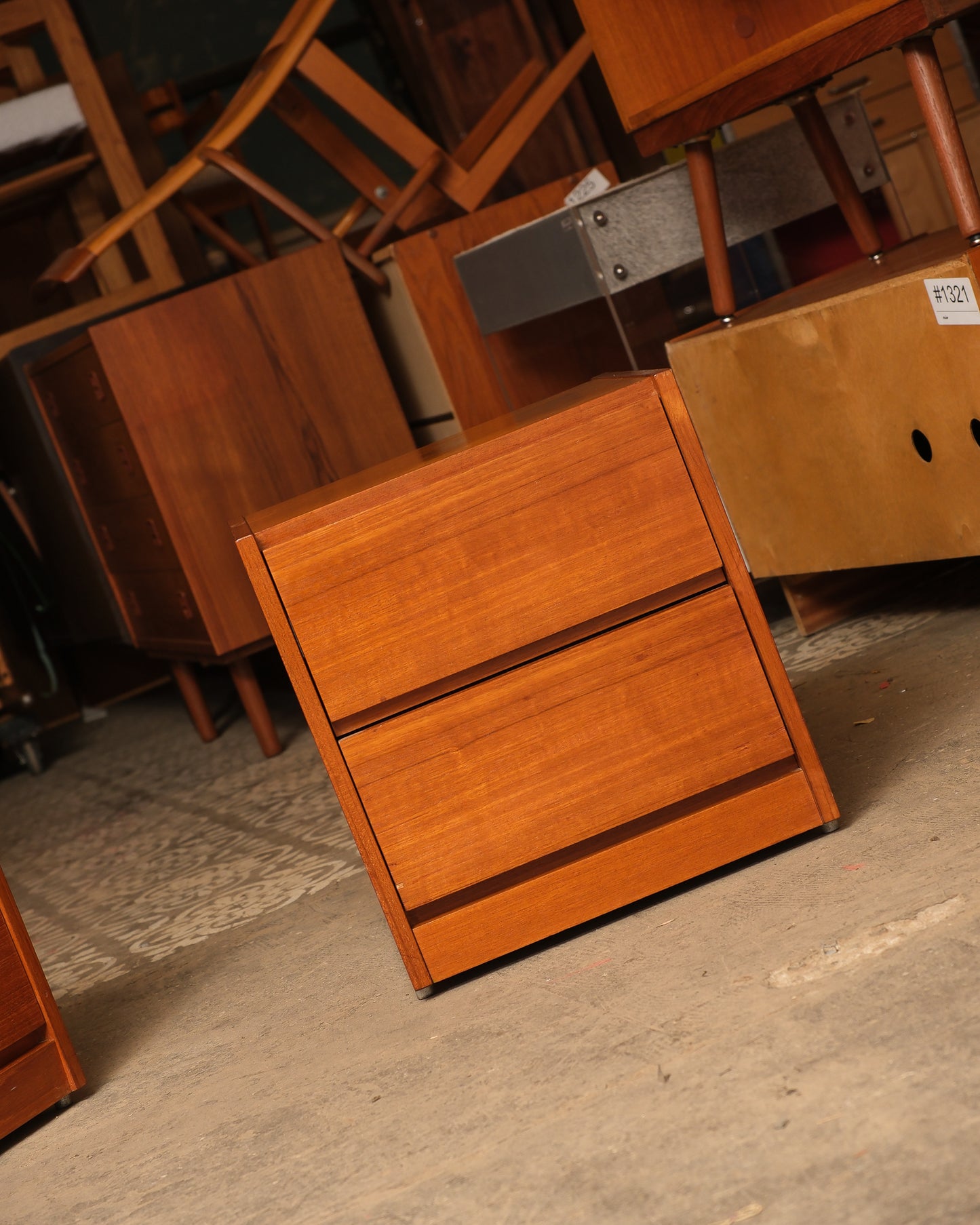 MCM Teak Nightstand Set