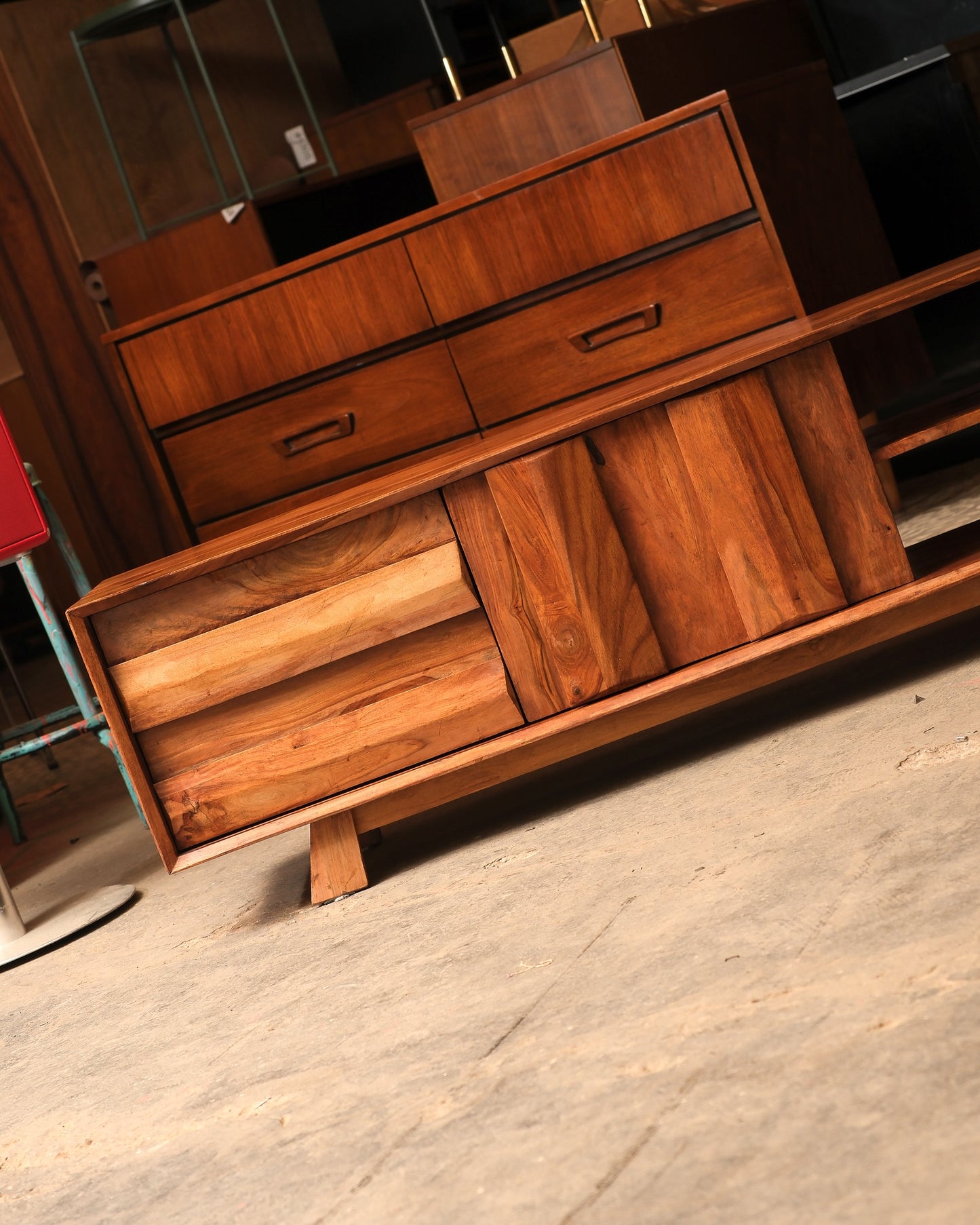 MCM Solid Wood Credenza