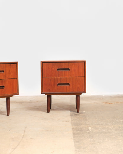MCM Dark Walnut Nightstand Set