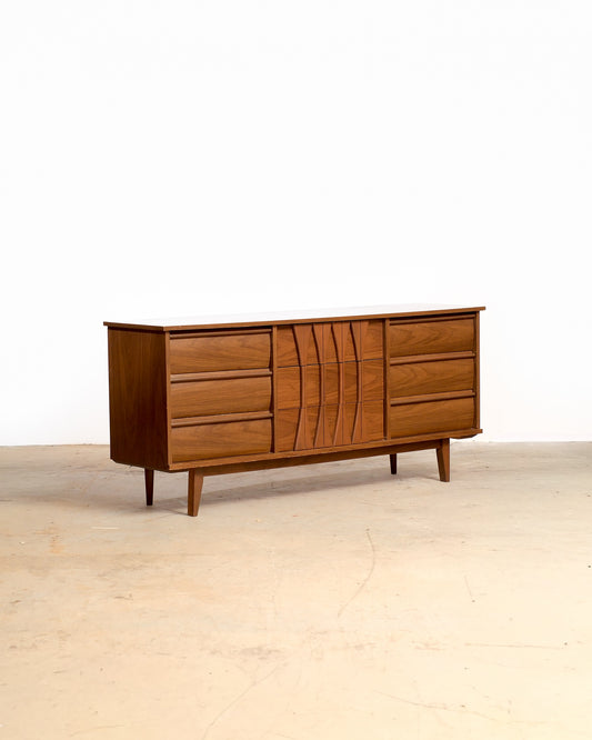 MCM Dark Walnut Dresser