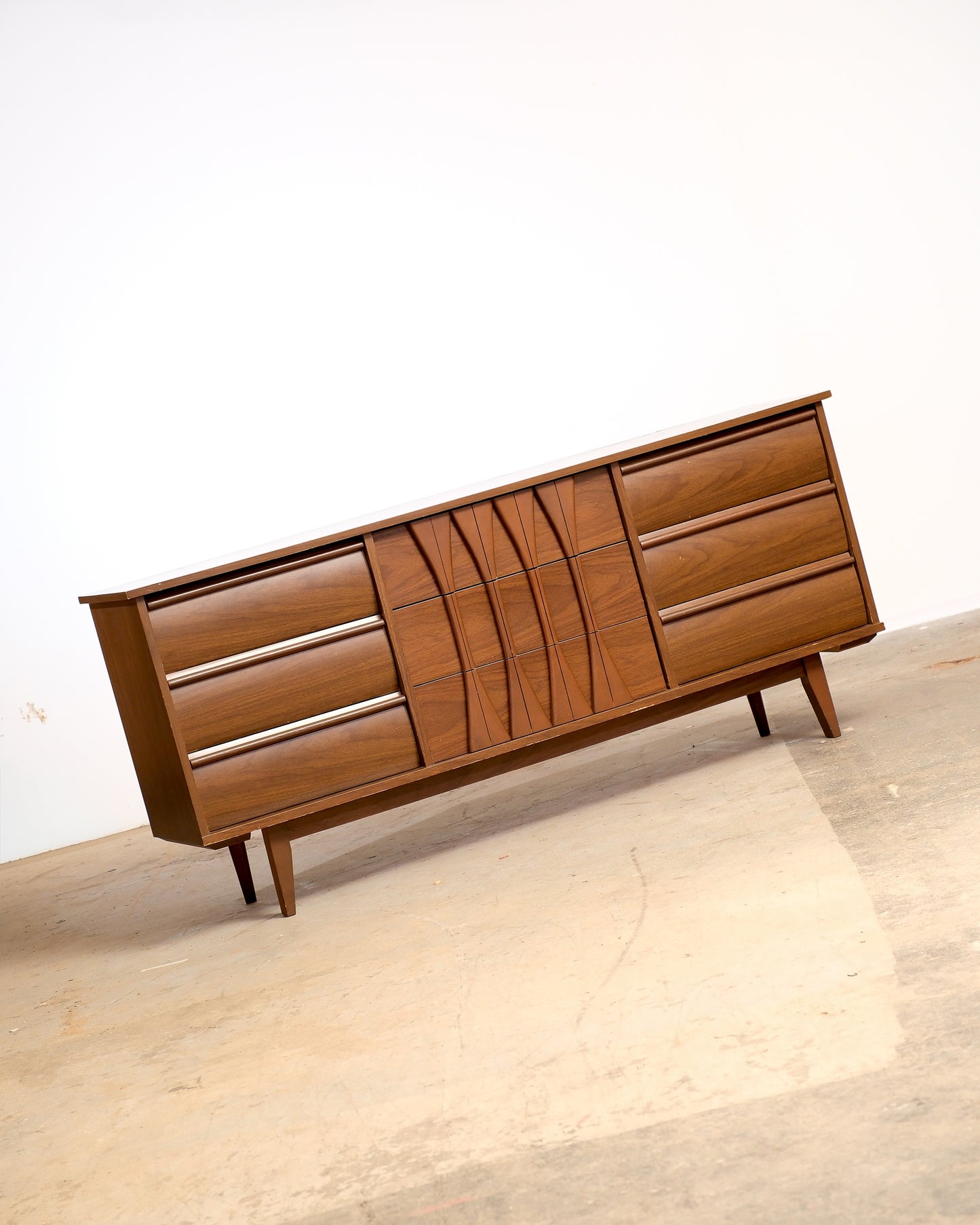 MCM Dark Walnut Dresser