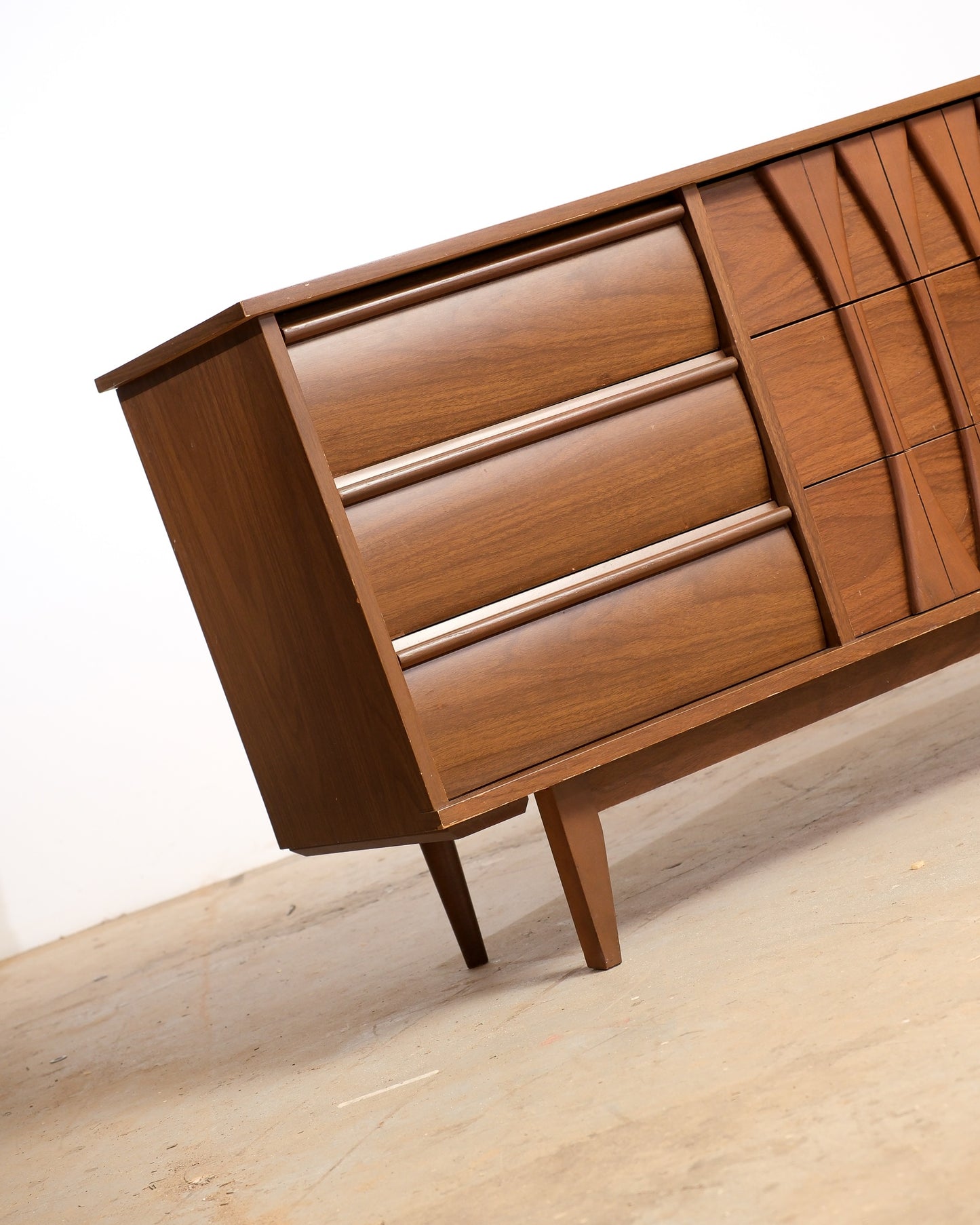 MCM Dark Walnut Dresser