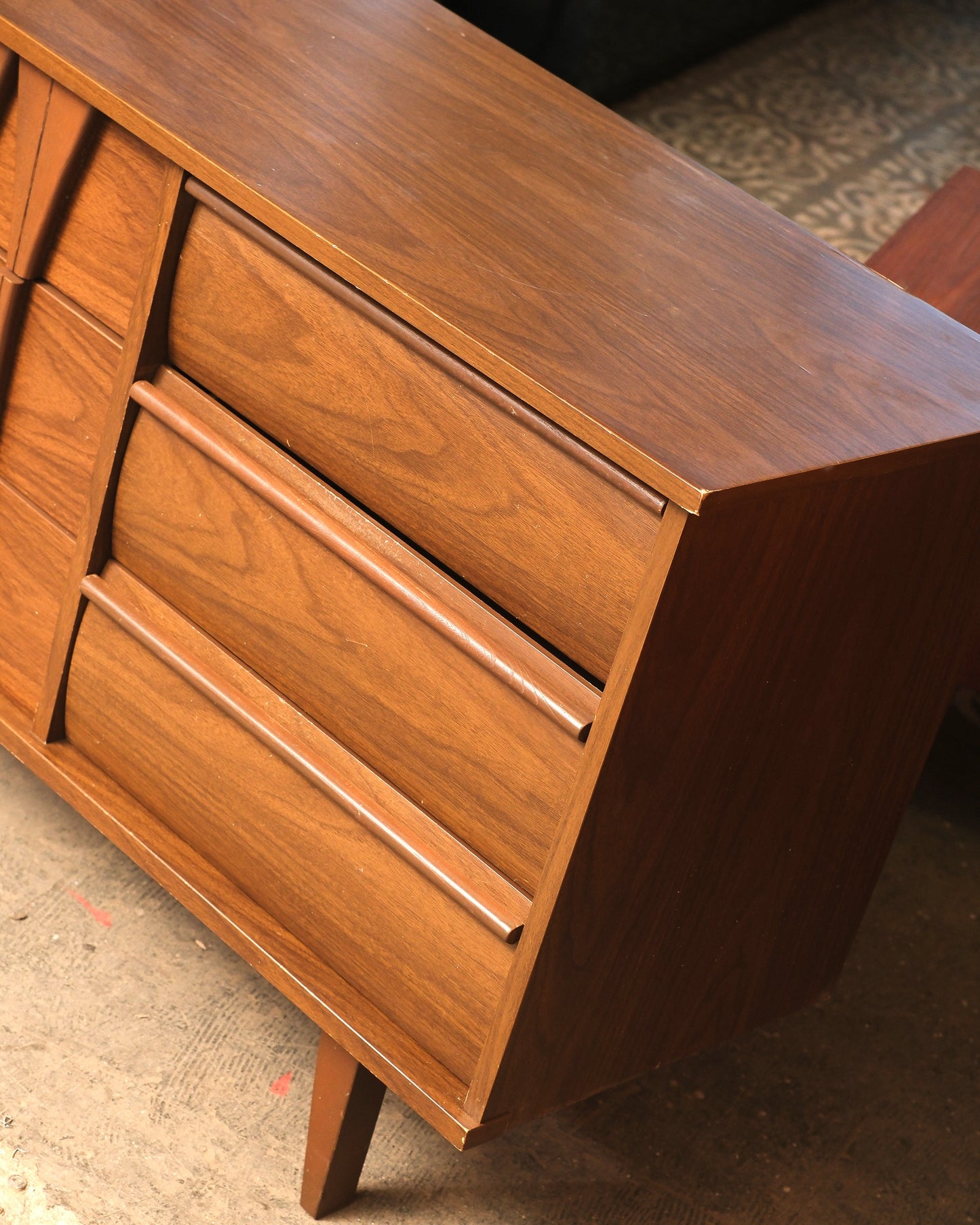 MCM Dark Walnut Dresser