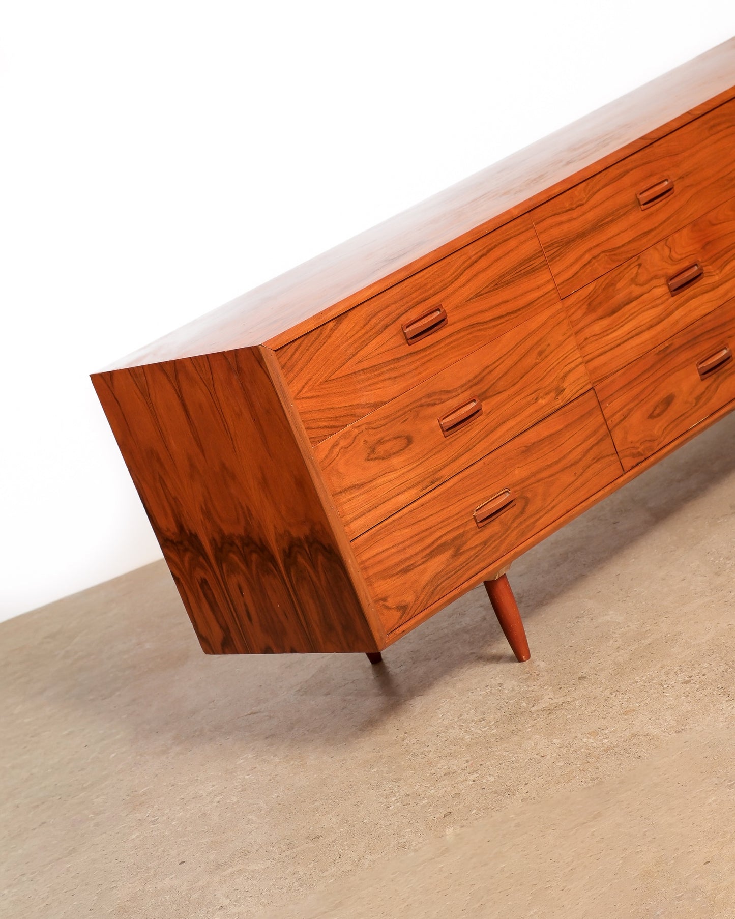 MCM Rosewood 9-Drawer Dresser