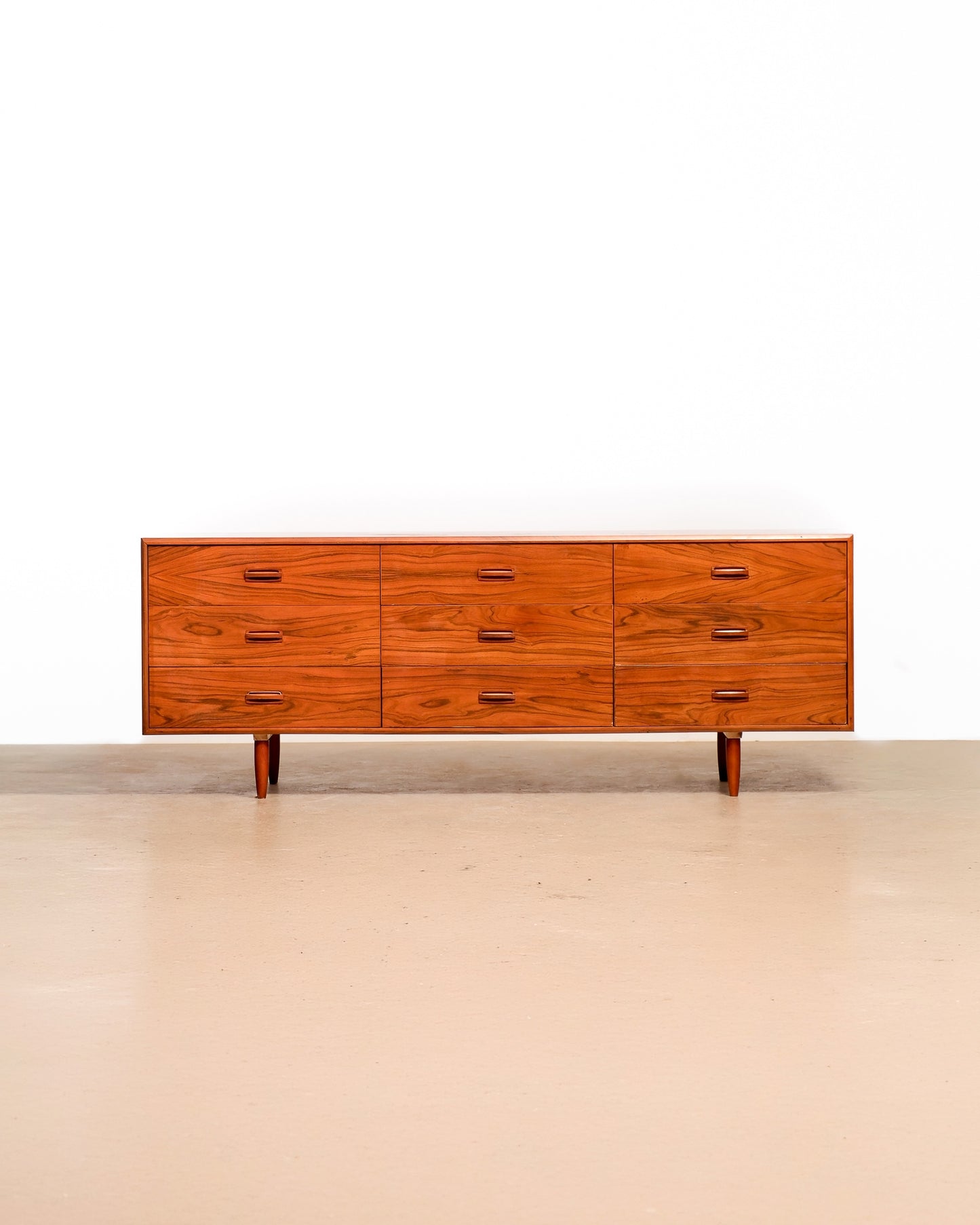 MCM Rosewood 9-Drawer Dresser