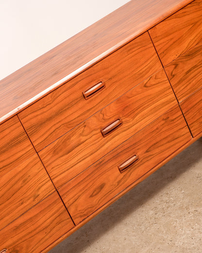 MCM Rosewood 9-Drawer Dresser