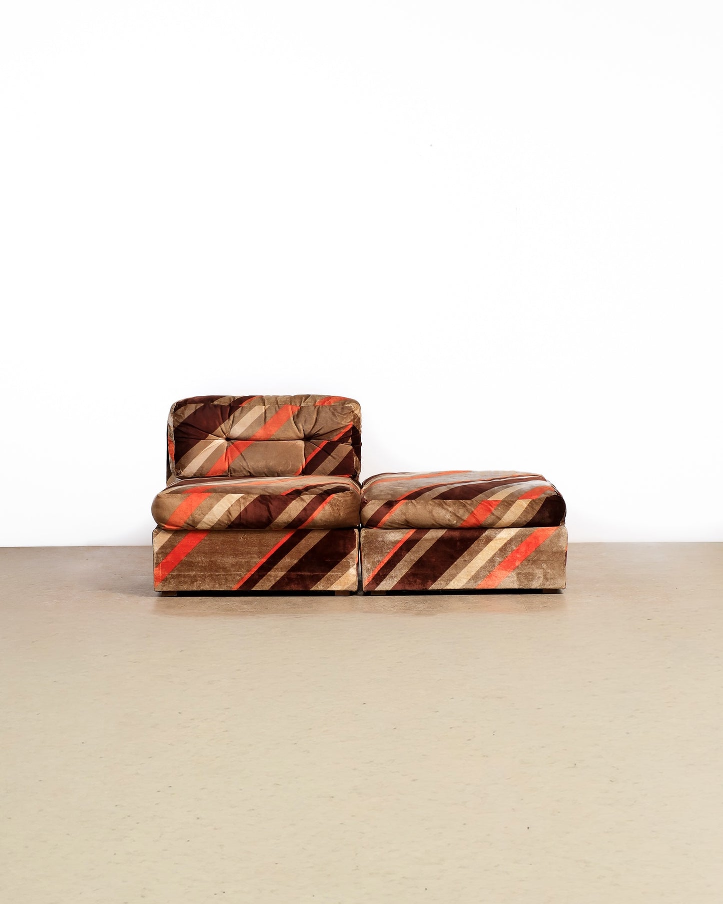 Vintage Modular Sofa by Luigi Tiengo for Cimon (1974)