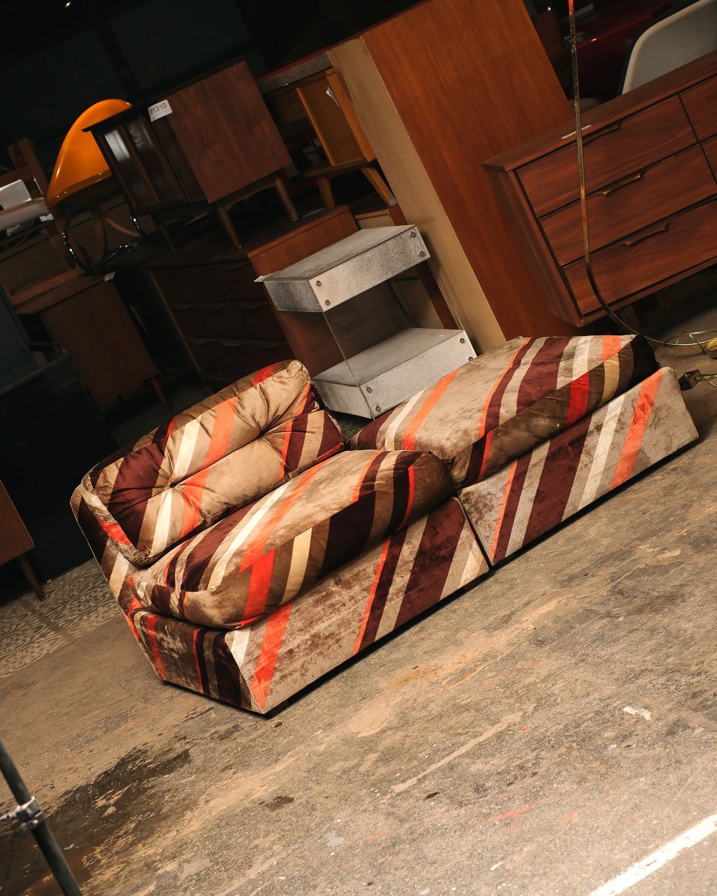 Vintage Modular Sofa by Luigi Tiengo for Cimon (1974)