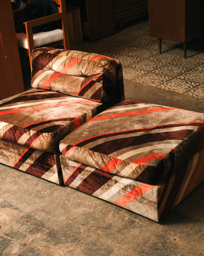 Vintage Modular Sofa by Luigi Tiengo for Cimon (1974)