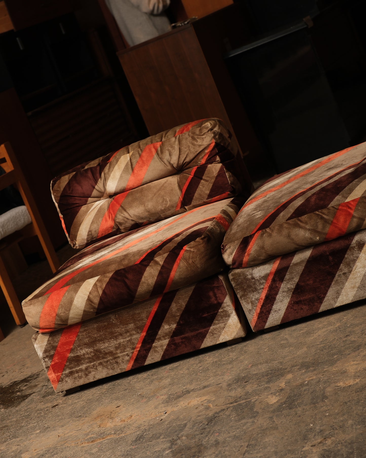 Vintage Modular Sofa by Luigi Tiengo for Cimon (1974)