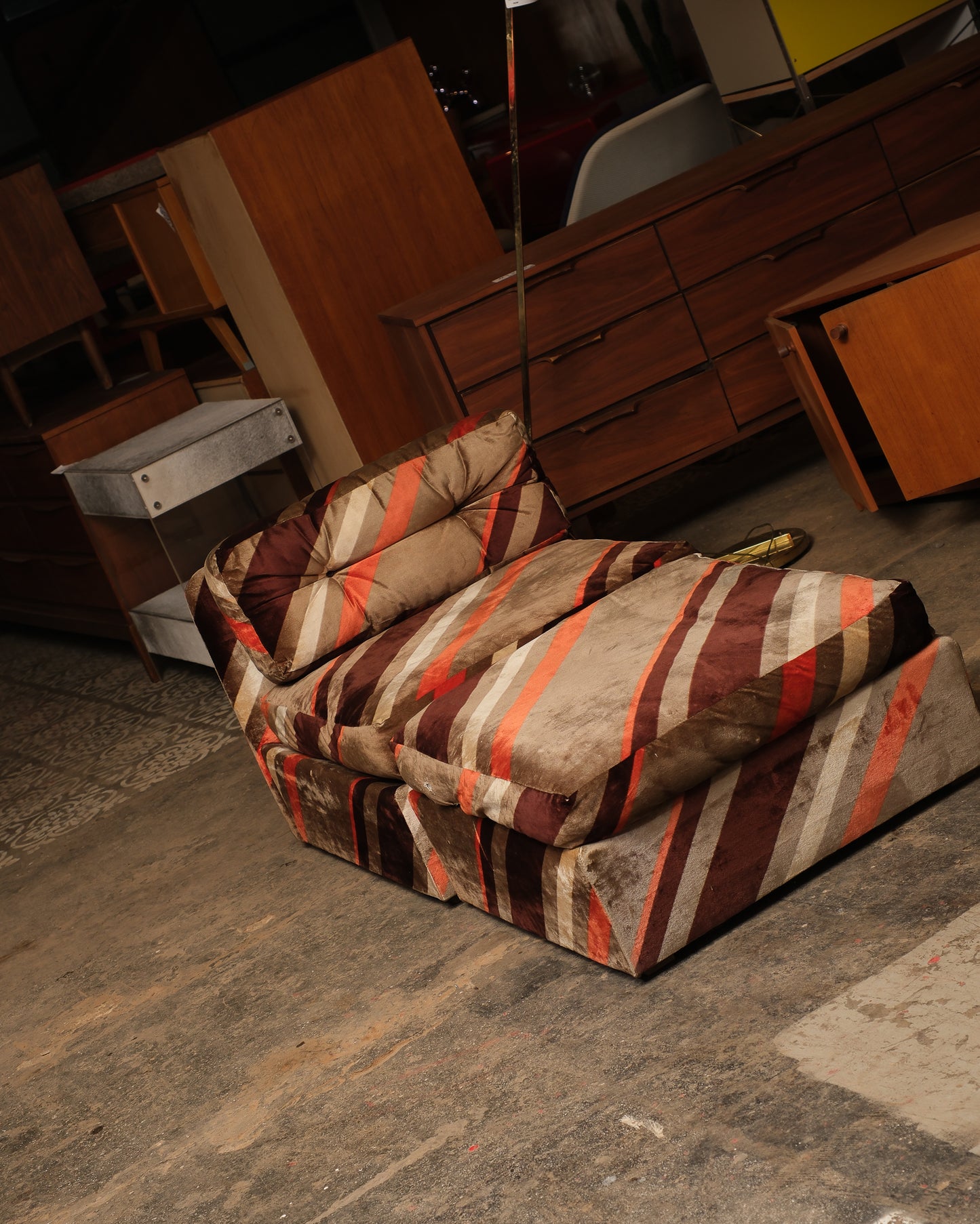 Vintage Modular Sofa by Luigi Tiengo for Cimon (1974)