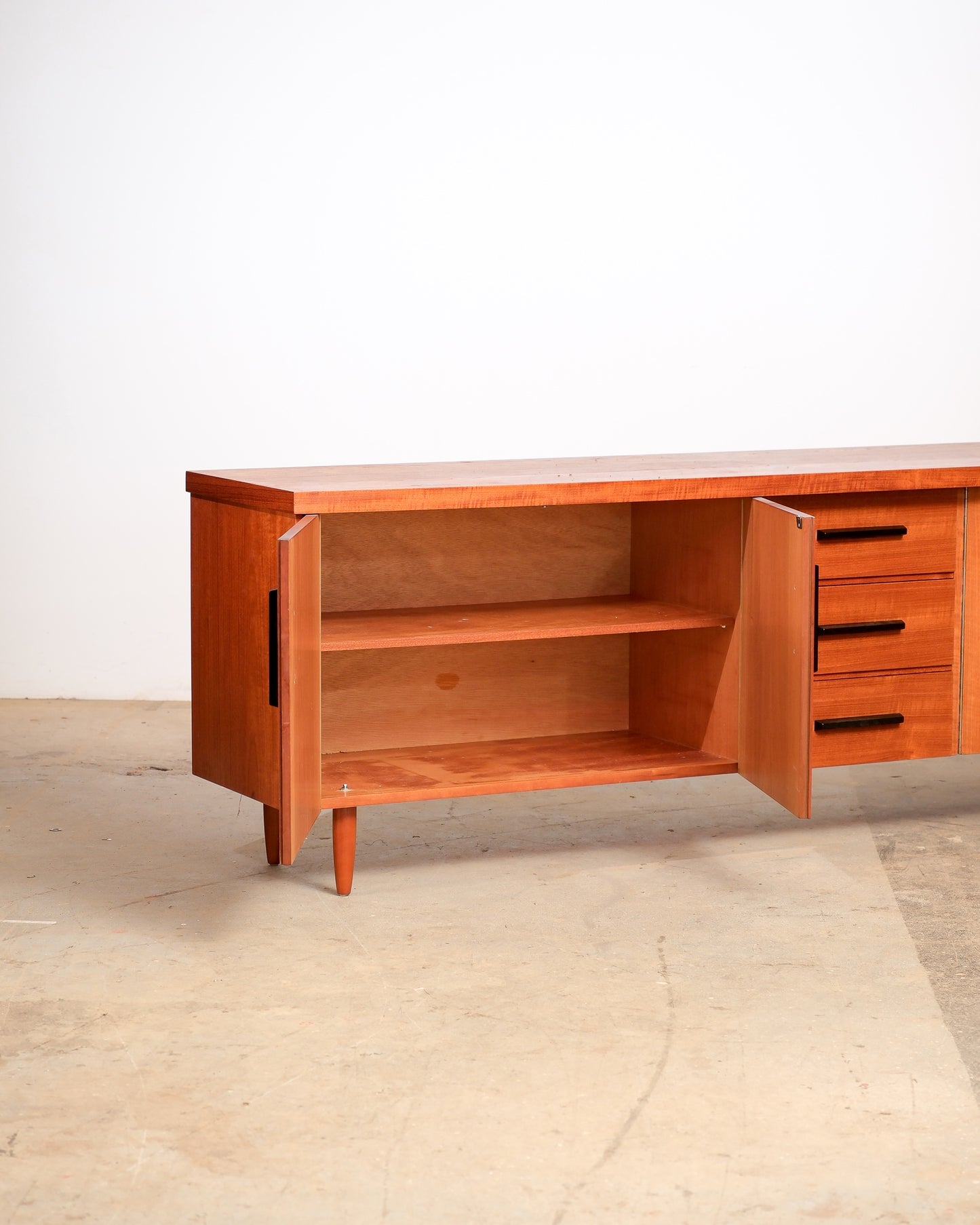 MCM Teak Minimalist Credenza