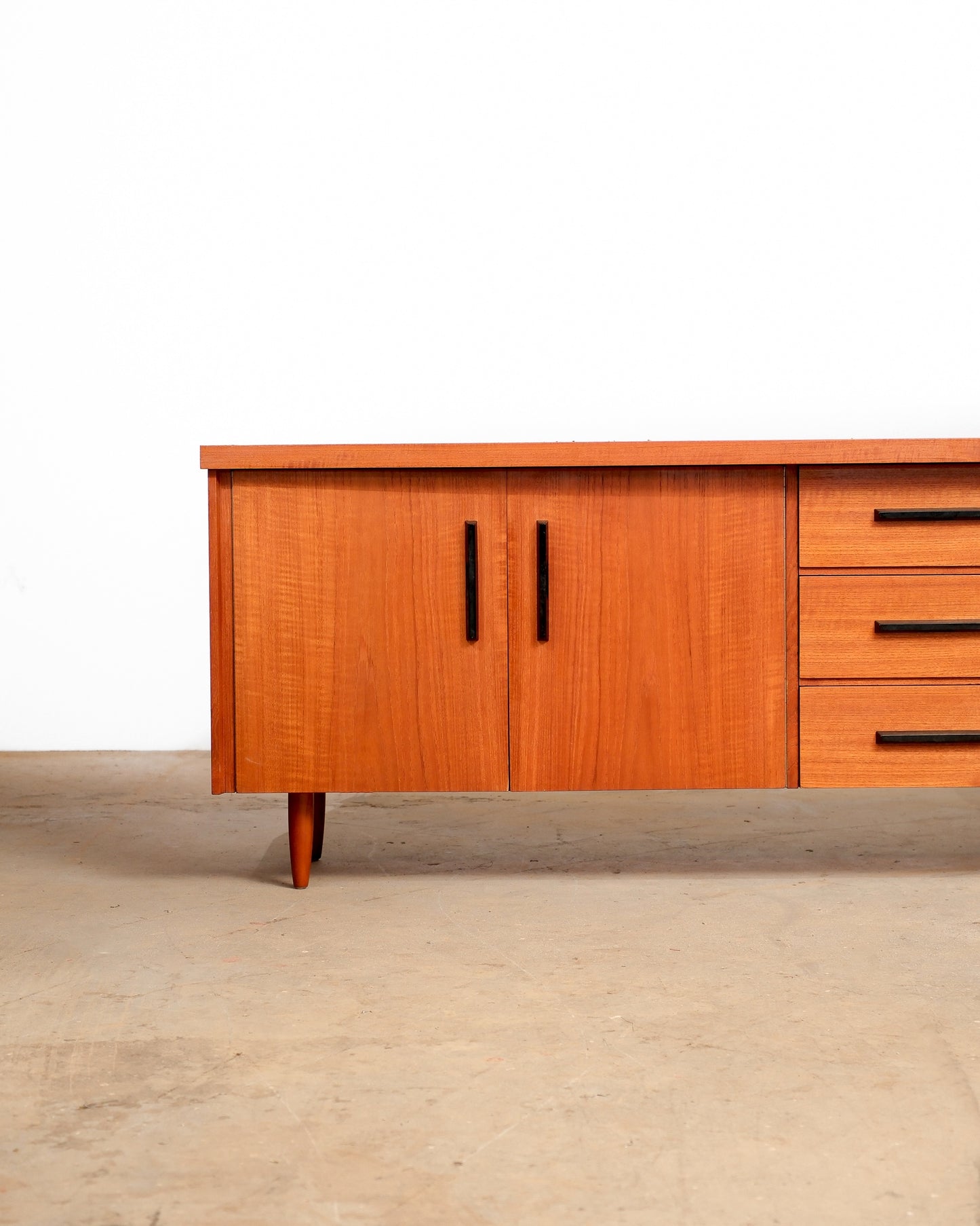 MCM Teak Minimalist Credenza