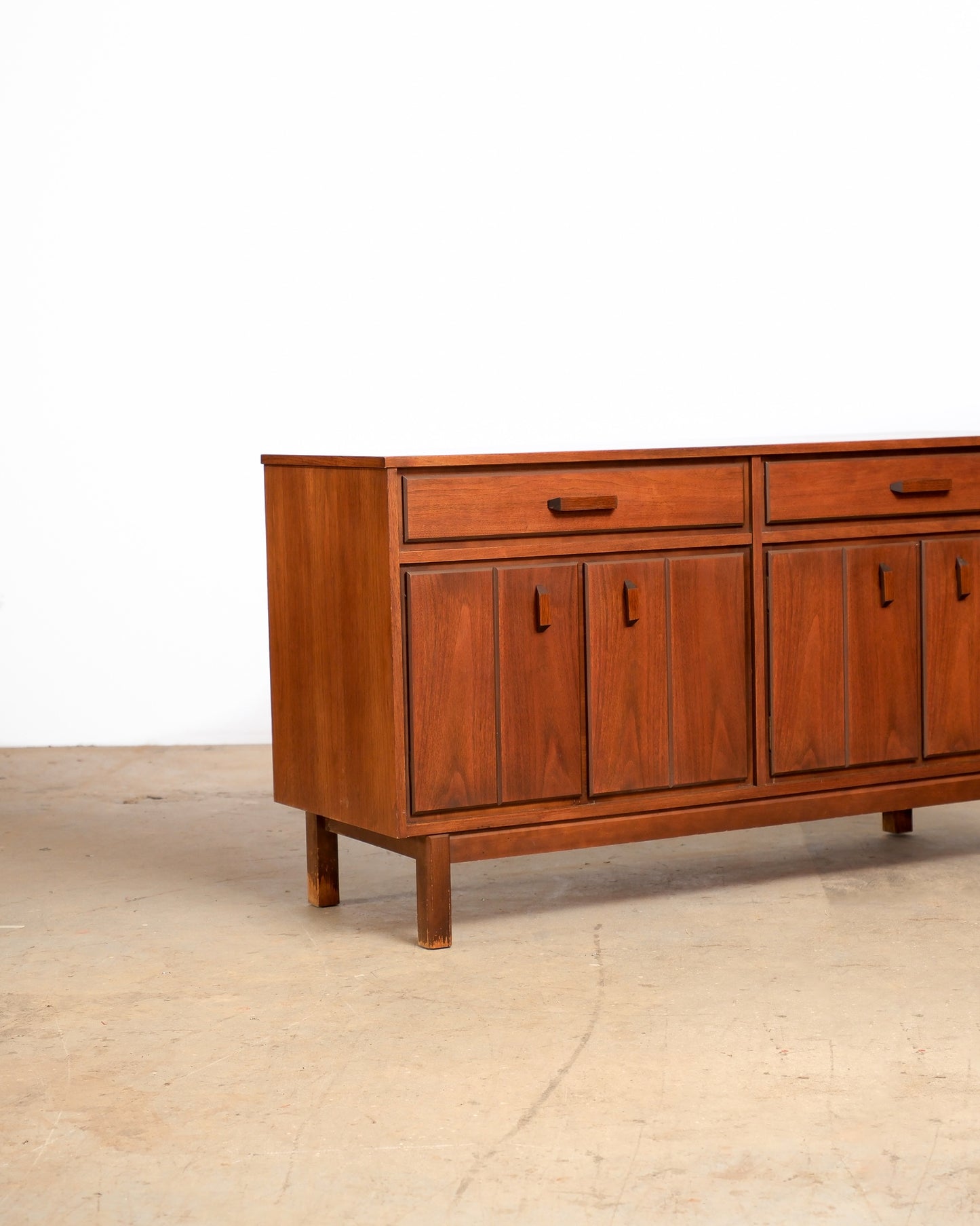 MCM Dark Walnut Credenza by HPL