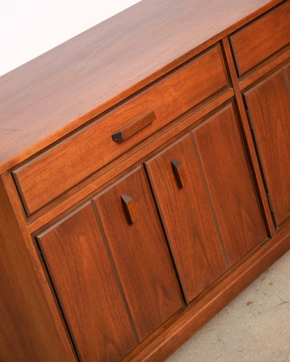 MCM Dark Walnut Credenza by HPL