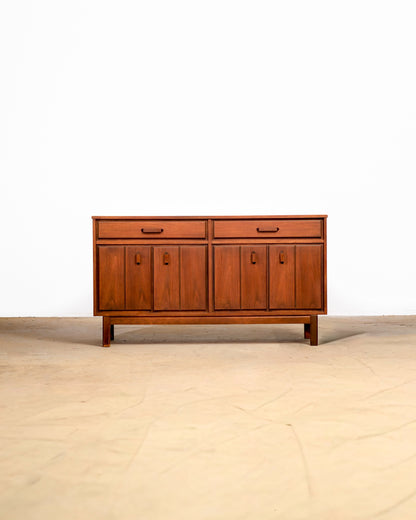 MCM Dark Walnut Credenza by HPL