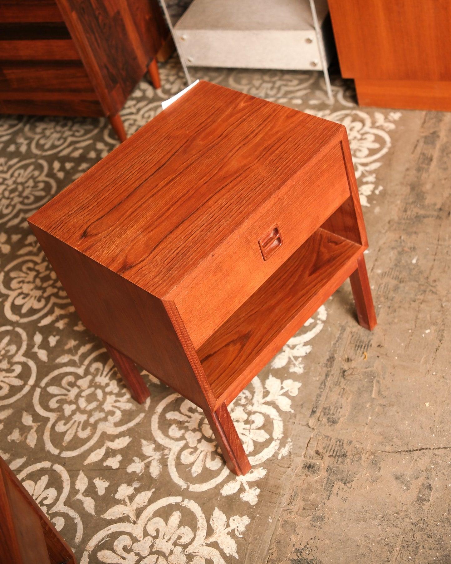 MCM Danish Teak Nightstand Set