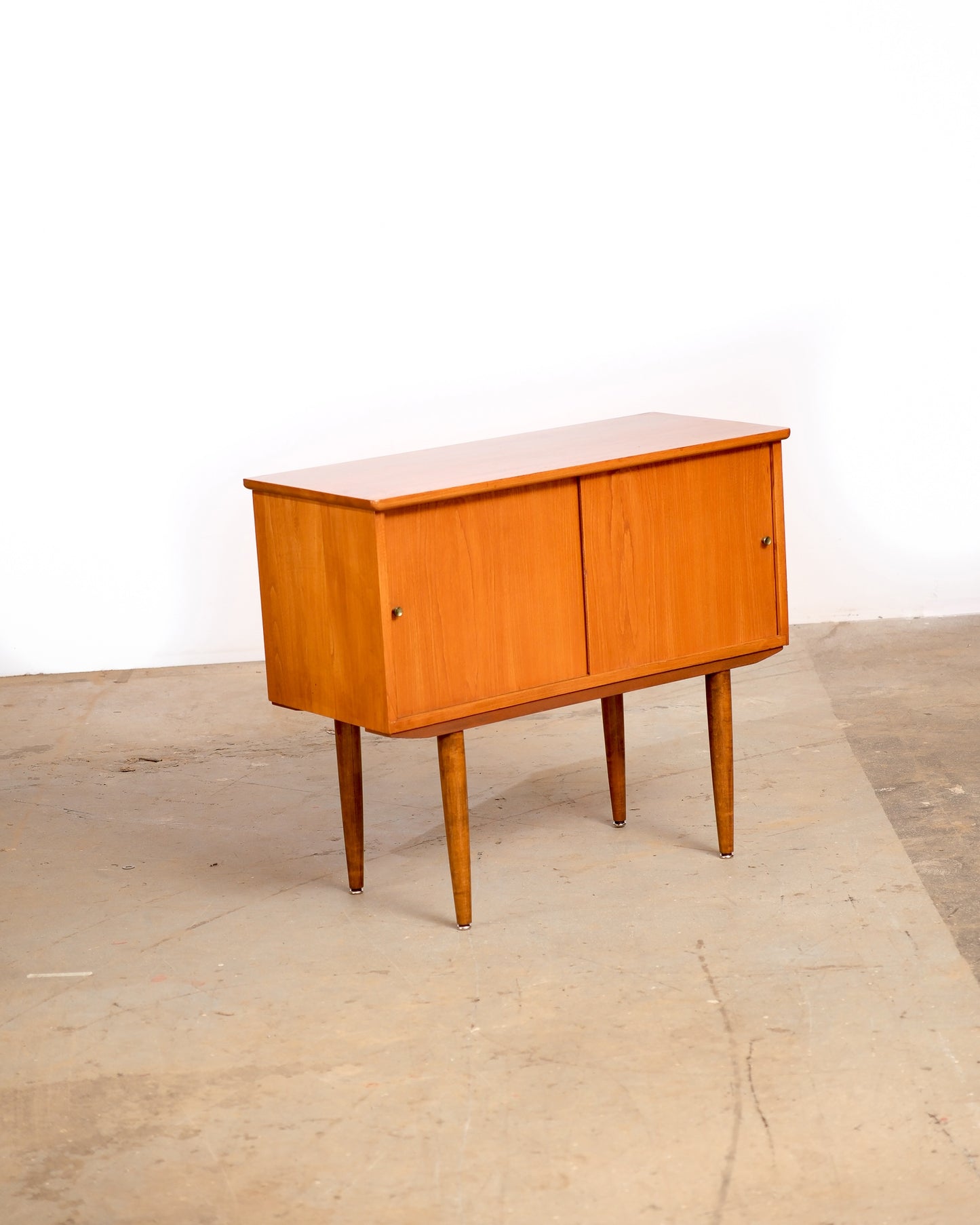 MCM Teak Record Cabinet