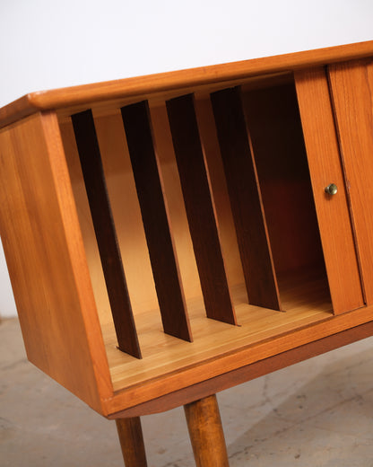MCM Teak Record Cabinet