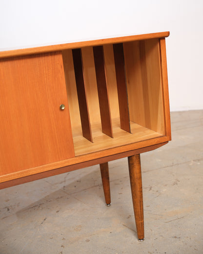 MCM Teak Record Cabinet