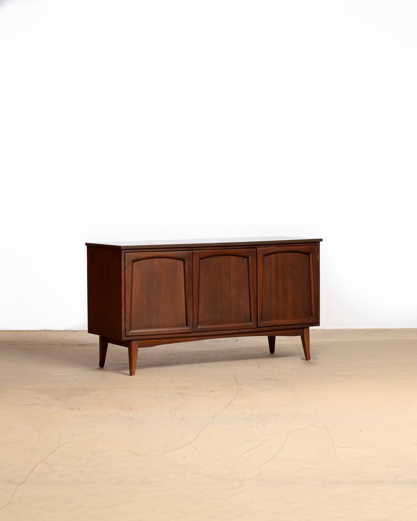 MCM Walnut Buffet Credenza