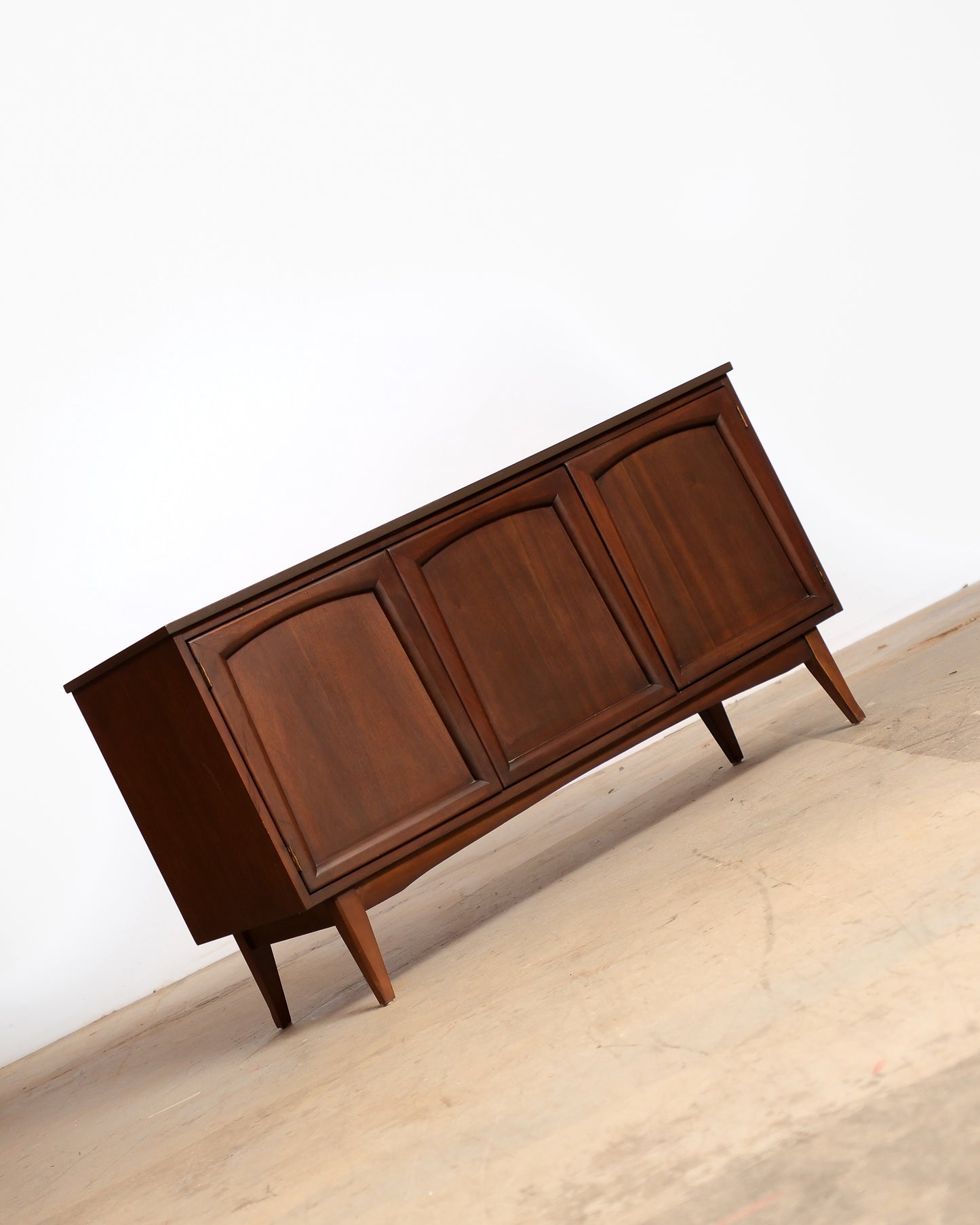 MCM Walnut Buffet Credenza