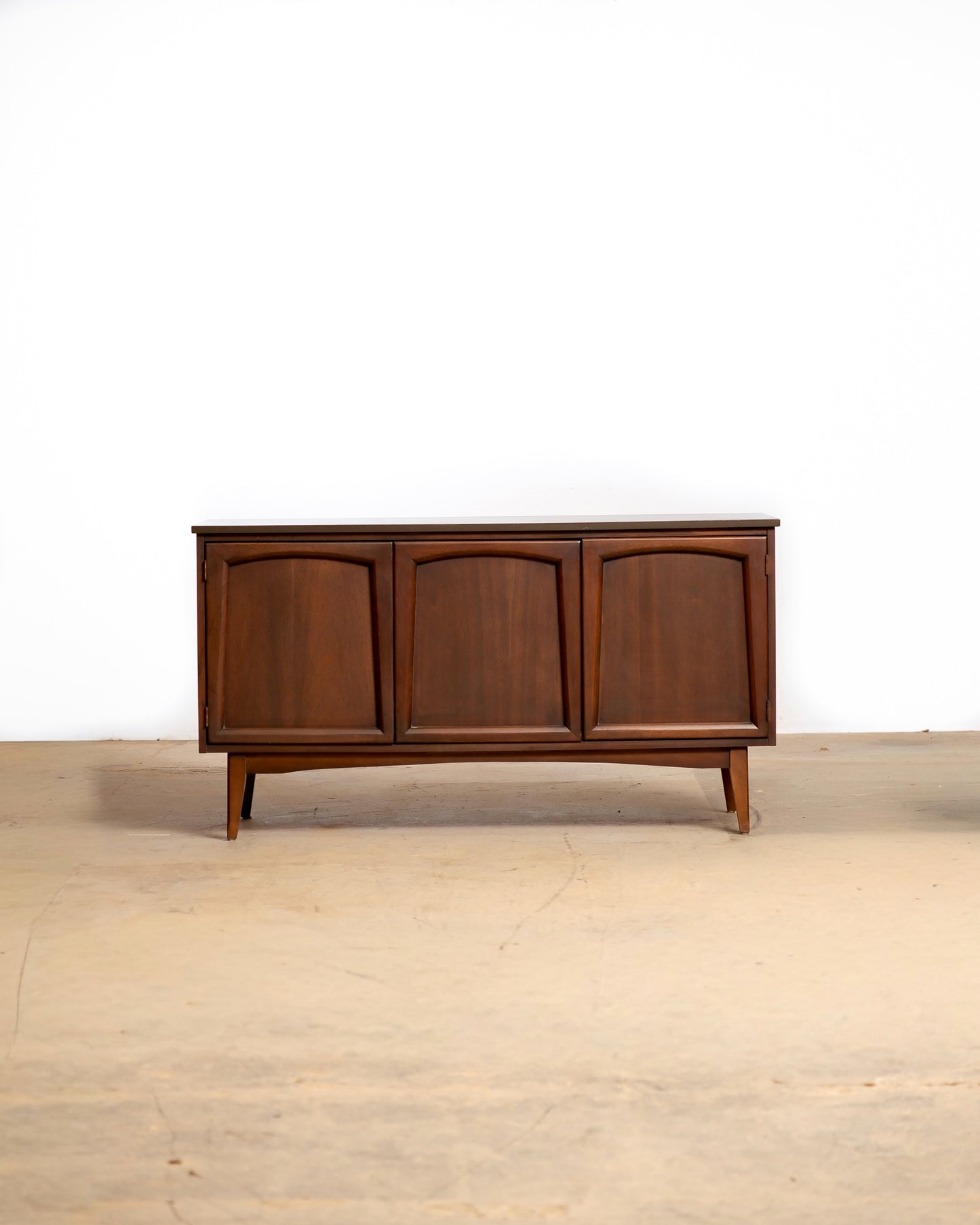 MCM Walnut Buffet Credenza