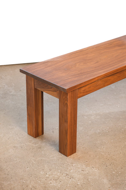 Dark Walnut Bench