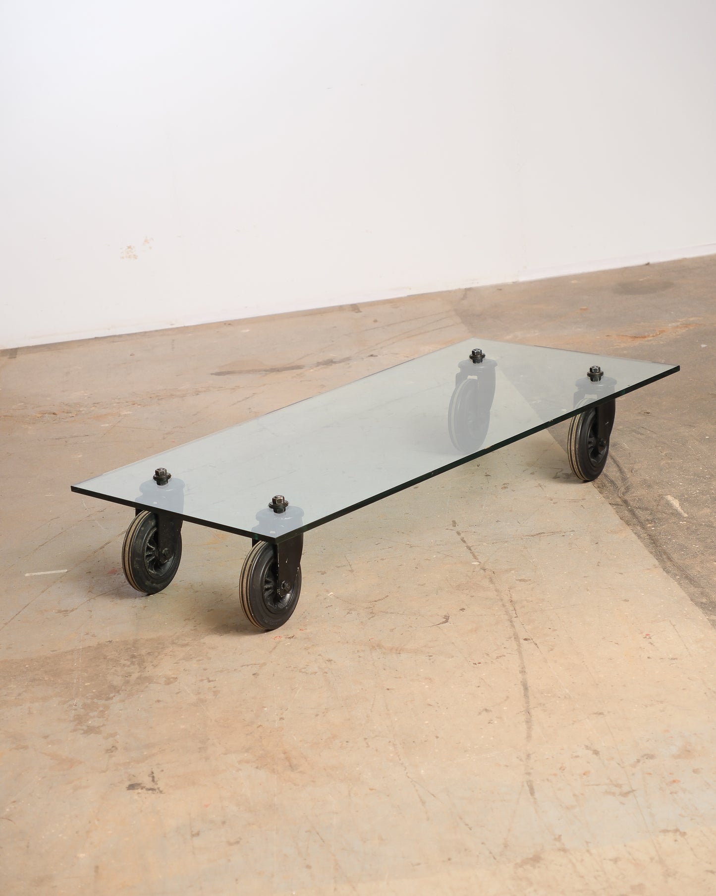 Glass Coffee Table by Gae Aulenti for Fontana Arte, Italy c.1980