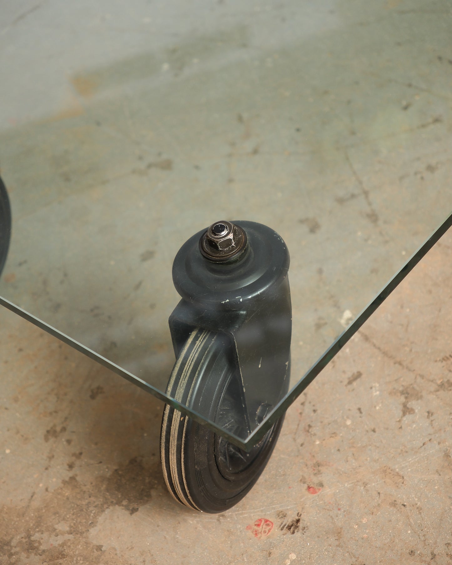 Glass Coffee Table by Gae Aulenti for Fontana Arte, Italy c.1980