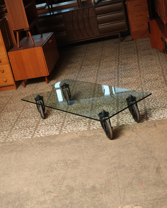 Glass Coffee Table by Gae Aulenti for Fontana Arte, Italy c.1980