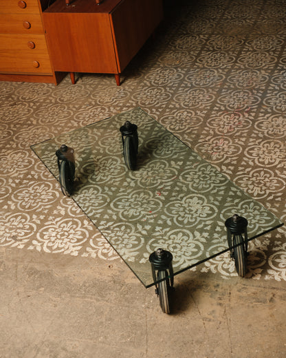 Glass Coffee Table by Gae Aulenti for Fontana Arte, Italy c.1980