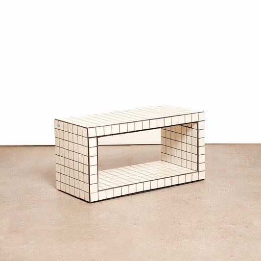 White Tiled Coffee Table