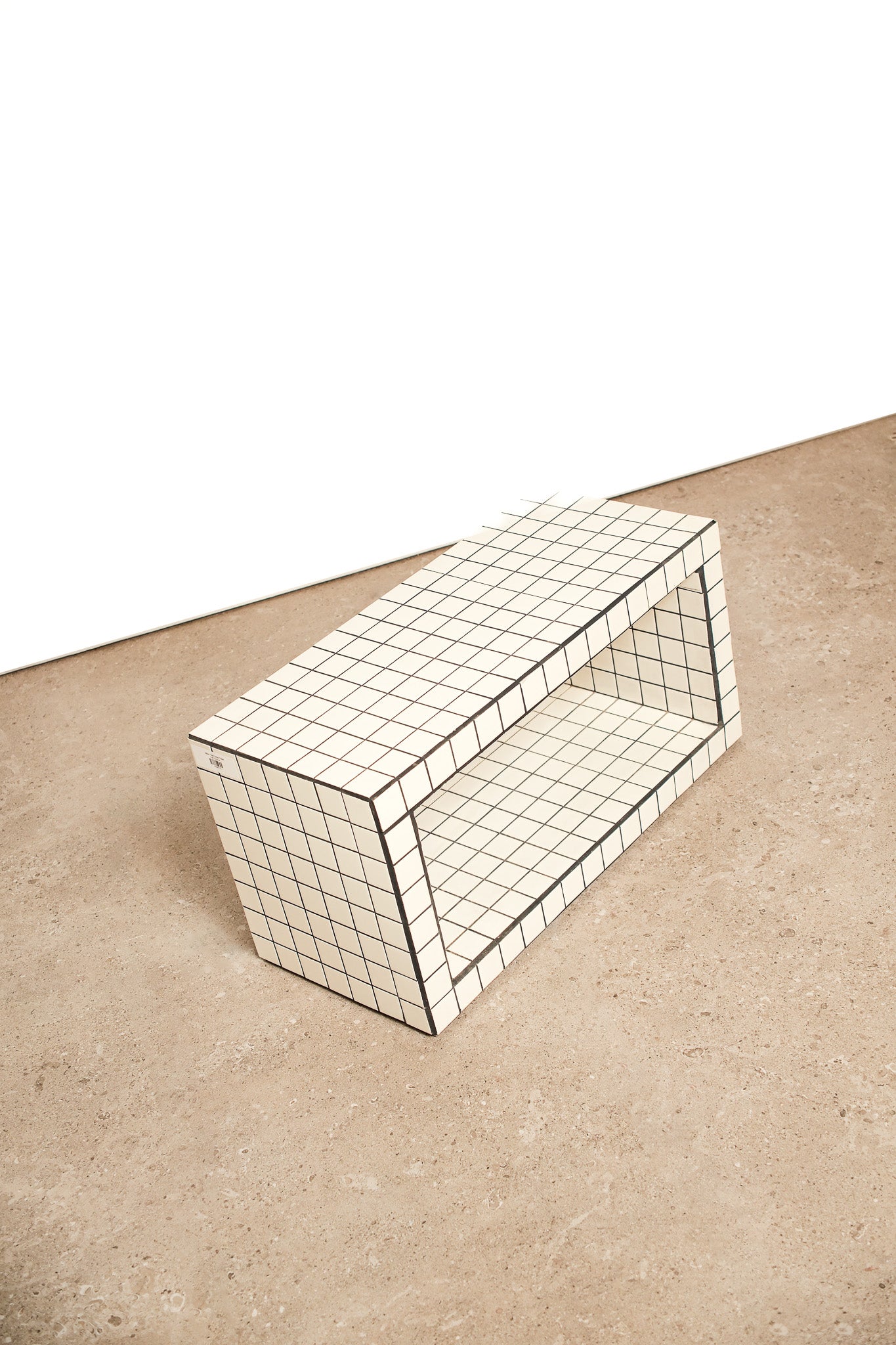 White Tiled Coffee Table