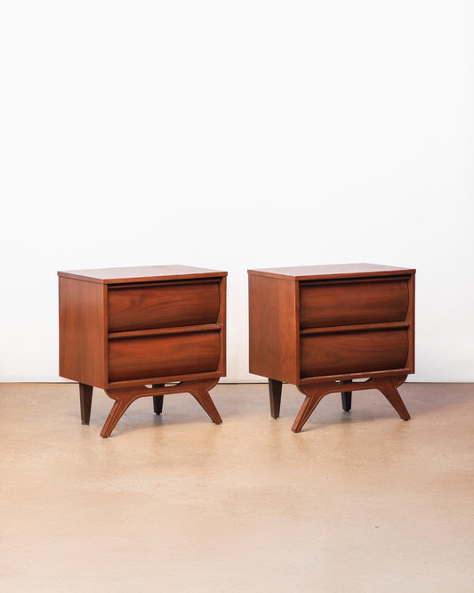 MCM Dark Walnut Nightstands