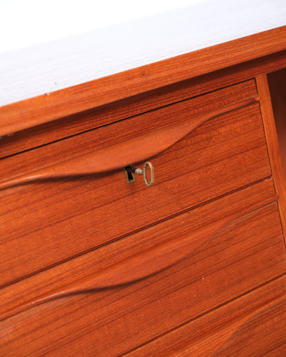 MCM Danish Teak Desk by LYBY Møbler, Denmark