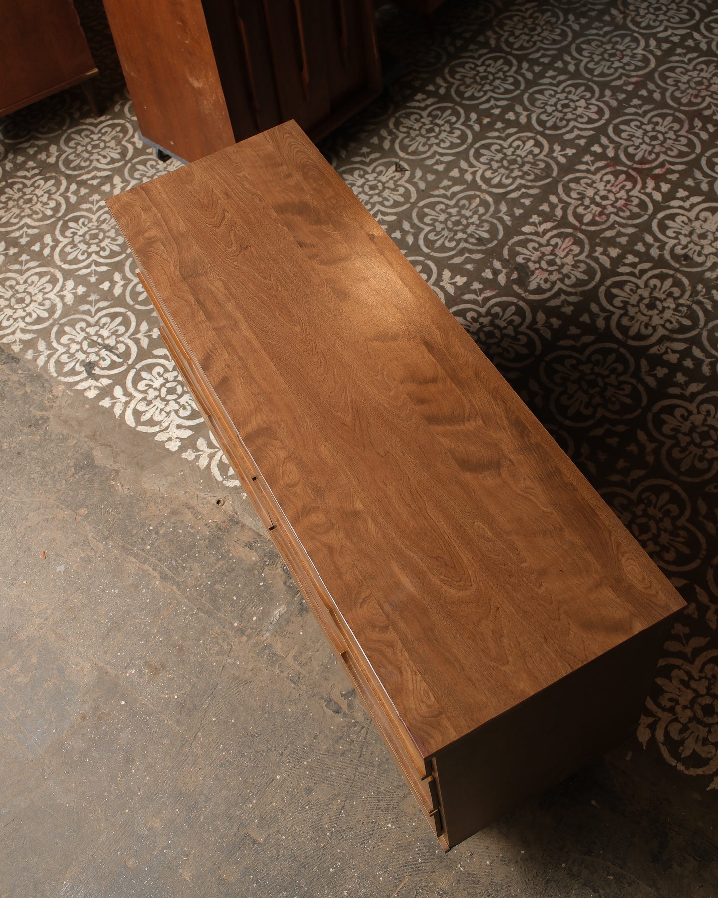 MCM Walnut Style 6-Drawer Dresser