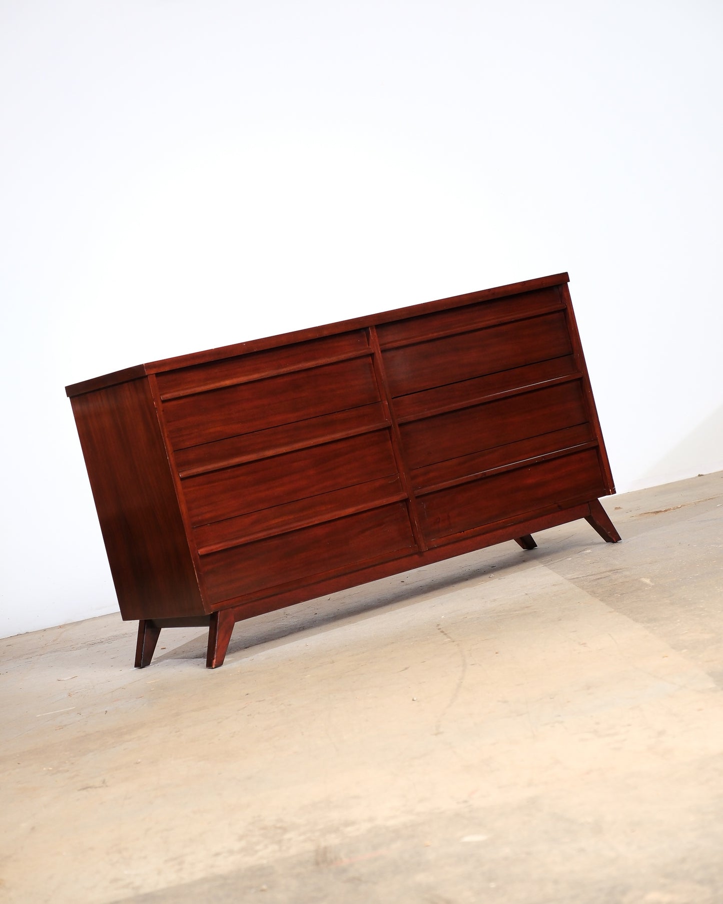 MCM Mahogany Dresser by Gibbard